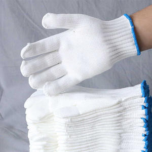 Guantes de Seguridad de Alta Calidad y Buen Precio, Marca <span class=keywords><strong>Ekai</strong></span>, 10 Calibres, Blancos Naturales, para Uso General en la Construcción, Lisos, Antipolvo - Product Image 1