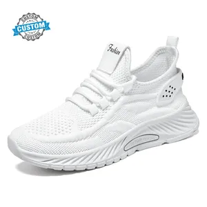 Custom OEM Women tennis sport walking soft fashion shies White sport sneaker shoes