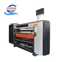 Máquina Automática de Impresión Flexográfica, Ranurado y Troquelado, 4 Colores, Controlada por Computadora, para Cartón, con Apilador Vibratorio