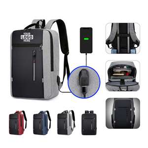 Custom Logo Waterproof Smart <b>Backpack</b> USB Charging Port Oxford Material Business Travelling Men Women Laptop Travel <b>Backpack</b> Bag - Product Image 3