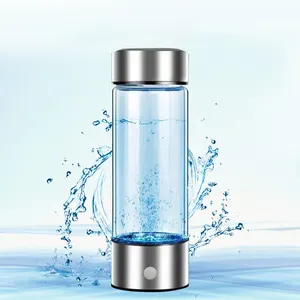 Venta al por mayor portátil recargable mejor botella de agua de hidrógeno 2024 generador de alta calidad botella de agua rica con tecnología PEM SPE
