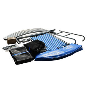 <span class=keywords><strong>Trampoline</strong></span> d'extérieur en PVC de 6 <span class=keywords><strong>pieds</strong></span> 10 <span class=keywords><strong>pieds</strong></span> 14Tf <span class=keywords><strong>16</strong></span> <span class=keywords><strong>pieds</strong></span> avec filet de protection 150kg portant l'équipement de fitness pour enfants adultes - Product Image 5