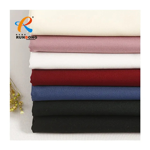 Jinda custom Poly cotton 100% polyester soft Twill fabric textile tc 65/35 for uniform workwear pure cotton fabric