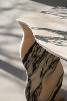Naturel Moderne Calacatta Viola Marbre Console Décor À La Maison Table D'appoint Table De Thé Sculpter Table D'occasion pour Villa Hôtel