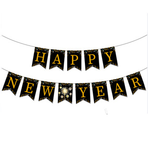 Striscioni di carta a forma di lettera all'ingrosso per 2026 decorazione del partito di <span class=keywords><strong>capodanno</strong></span> - Product Image 4
