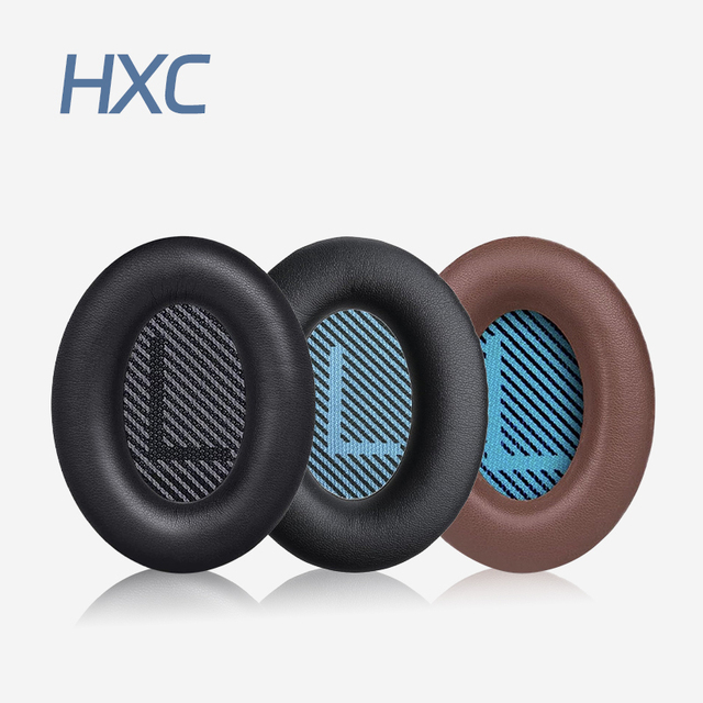 Protein Leather Earpads Cushions for Bose Headphones Replacement Ear Pads for AE2/QC15/QC25 SoundLink Around-Ear Series