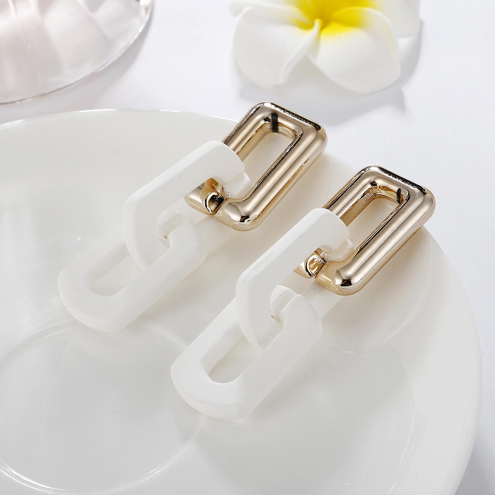 Rectángulo blanco pintura manija de