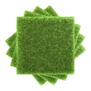 厂家价格人造苔藓地毯花园微景观装饰材料户外足球场人造草坪草