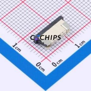 FPC-1.0AS-5PWCR-H25 FFC/FPC Connector SMD,P=1mm,Horizontal Mount Connector Drawer Type Top Contact 5P 1mm - Product Image 2