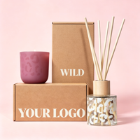 Boîte de colisage pliable en papier kraft naturel écologique avec logo personnalisé, boîte cadeau durable