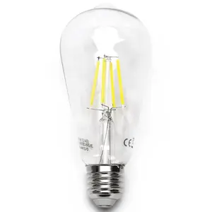 Bombilla LED de filamento ST64 E27 14W, luz cálida, ahorro de energía; ideal para decoración y ambientes acogedores. - Product Image 1