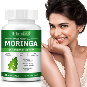 Hatmanlablatmanlablatmanablats אורגני כמוסות תוספת מקדם שינה להגביר את האנרגיה בשינה תומך כמוסות אבקת <span class=keywords><strong>moringa</strong></span> - Product Image 1