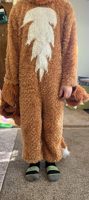 Personnage de dessin animé Cosplay Lovely Fox Costume Orange Jumpsuit Halloween Kid Fox Tail Costume