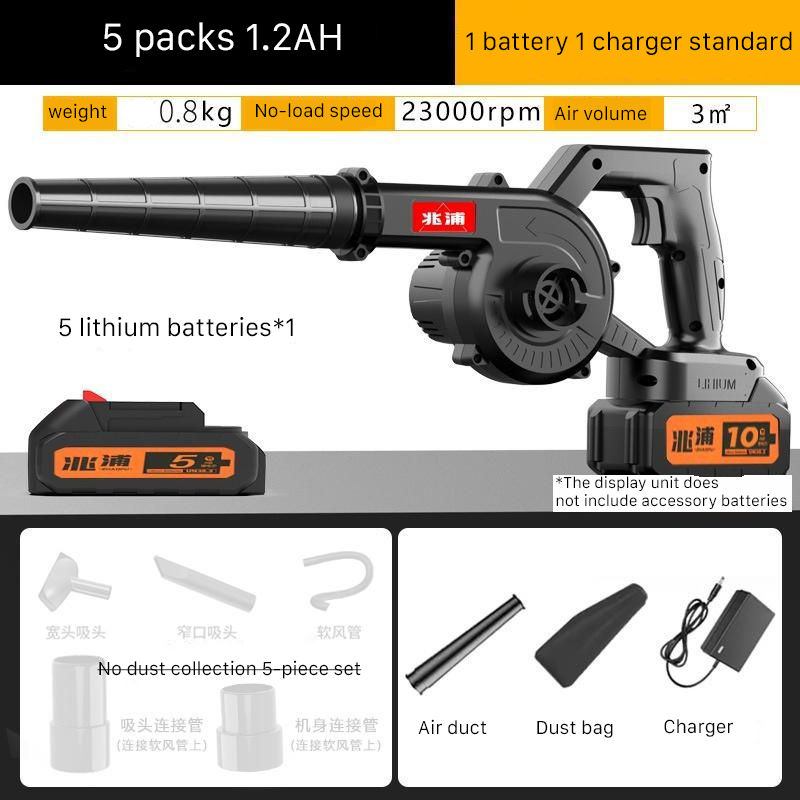 Noir 5 paquets-batterie unique