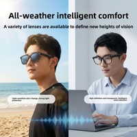 Gafas Inteligentes con Cámara de 8MP, Traducción IA en Tiempo Real, Asistente de Voz, Micrófono ENC, Llamadas HD, Música, Navegación, Auriculares, Marco Desmontable