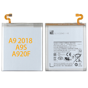 Batterie numérique de téléphone portable pour samsung A920 Batterie 3800mAh A9 2018 A9S <span class=keywords><strong>A920F</strong></span> Batteries de téléphone portable de remplacement EB-BA920ABE - Product Image 1