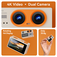 Kamera Mini Thumb 4K Gantungan Kunci Kamera Pesta Pelajar Kamera Olahraga Luar Ruangan Perekam Video Kamera Anak-anak Kamera Perekam Video