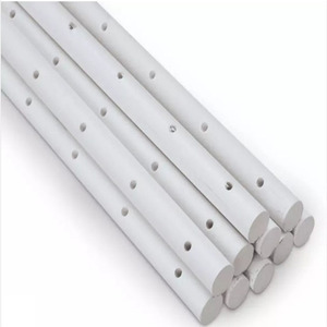 Bulk levering herbruikbare elektrische glasvezel paalpalen wit 3/8" anti-corrosie zonwering scherpe punt uiteinde tijdelijk gebruik op de boerderij - Product Image 1