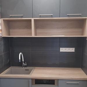 Hotel Guest Room Compact <strong>Kitchen</strong> Cabinets <strong>Sink</strong> <strong>Base</strong> Cabinets Faucet Hinge-Modern Eco-Friendly Kitchenette <strong>Unit</strong> for Small Spaces - Product Image 4
