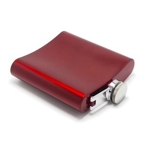 6oz <span class=keywords><strong>Rouge</strong></span> En Acier Inoxydable Poche Hanche Flacon Whisky Bourgogne Femme Creative Voyage Verres Cadeaux <span class=keywords><strong>Vin</strong></span> <span class=keywords><strong>Rouge</strong></span> Promotionnel Hip Flask - Product Image 3