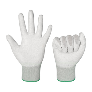 Guanti da Lavoro Personalizzabili Antiscivolo con Rivestimento in PU Verde, Nuova Produzione Cinese all'Ingrosso - Product Image 3