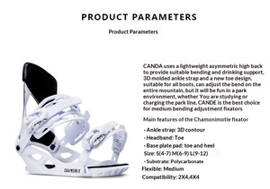 Fixations de ski et <span class=keywords><strong>snowboard</strong></span> QYWX QYS02 en alliage d'aluminium haute résistance, système de boucle de niveau avancé, tout-terrain - Product Image 4