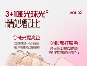 Sombra de ojos clásica de 4 colores VEECCI • Crea looks de ojos infinitos - Product Image 6