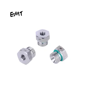 Reductor de rosca hidráulico bsp 5B-WD, adaptadores macho y hembra, buje hexagonal con junta tórica