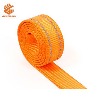 โรงงานผลิตสายรัดแบบแถบพร้อมแถบสะท้อนแสงไนลอนสองเส้น สายรัดสะท้อนแสงทอแข็งแรงเพื่อความปลอดภัยสำหรับปลอกคอสุนัข - Product Image 4