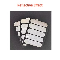 Ruban de sécurité réfléchissant noir super visible, autocollants décoratifs universels, étiquettes pour dissimuler les rayures sur les casques et carrosseries de voitures et de motos