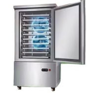Armoire réfrigérée en acier inoxydable haute vitesse, idéale pour les restaurants proposant du poisson, des fruits de mer et de la viande.