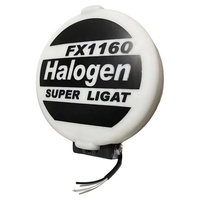 HST-26002 1PC Offroad Round 12V FX1155 Jaune Blanc H3 55w Halogène Super Sport Lumière antibrouillard pour Jeep SUV Camion Remorque