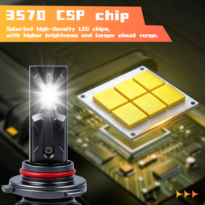 ไฟรถยนต์ LED กำลังสูง 140W 17000lm สว่างพิเศษ ท่อทองแดงคู่ H7 Luces Led Auto H4 H11 ไฟหน้า LED - Product Image 4