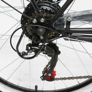 TXED vélo électrique de <span class=keywords><strong>ville</strong></span> rétro 26 pouces 6 vitesses avec frein en V bon marché 250W vélo à moteur vintage vélo électrique rétro - Product Image 3