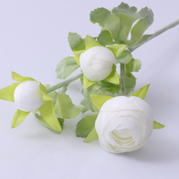 Promo! Bunga Ranunculus Buatan Tangan Warna Sesuai Pesanan, Bahan Sutra Lembut Tahan Air, Modern, untuk Acara Kembali ke Sekolah dan Imlek