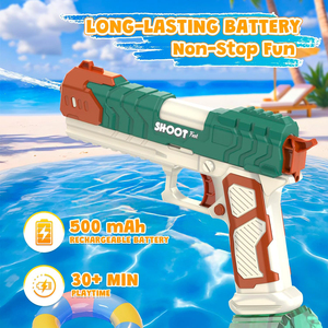 Pistolet à eau automatique pour adultes et enfants, portée de 27 à 32 pieds, jouet de piscine pour l'été, plage, pistolet à eau électrique - Product Image 4