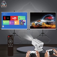 Nouveaux projecteurs de jeu HCS350 Max 1080P 4K Android Smart BT WIFI, console de jeu portable intelligente, home cinéma, vidéoprojecteur