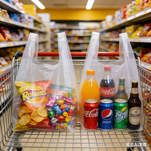 Commercial Grade Durable Plastic Vest Bags with Customizable Silk <b>Screen</b> Printing Factory Wholesale & <b>Door</b>-to-<b>Door</b> Delivery - Product Image 1