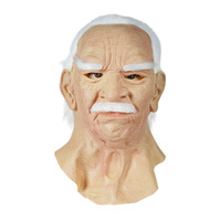 Masque d'Halloween en faux cuir 3D vente en gros réaliste Joker visage effrayant Cosplay fête pleine moitié couvre-chef