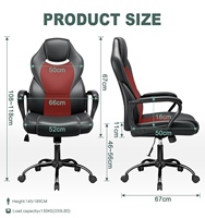Nouvelle Chaise de Gaming Moderne en Cuir Pliable et Réglable à 360° avec Fonction Massage, Qualité Supérieure, Prix Abordable, Direct Usine