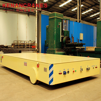 Chariot motorisé orientable de chariot à transfert de 10 tonnes d'atelier sur le rail