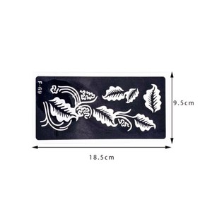 Pegatinas de tatuaje temporal con <span class=keywords><strong>imagen</strong></span> 3D pequeña, plantillas de tatuaje de Henna <span class=keywords><strong>para</strong></span> chicas sexis, plantilla de pintura corporal Popular, papel <span class=keywords><strong>para</strong></span> pequeñas - Product Image 4