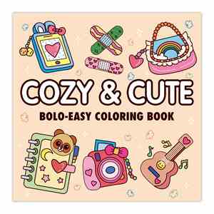 Livre de coloriage en papier de 52 pages pour adultes et adolescents, fabriqué en Chine, nouveau, transfrontalier, confortable, mignon et populaire - Product Image 2