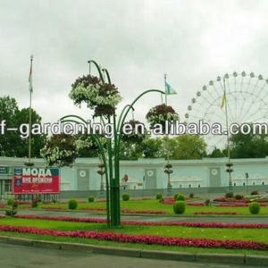Jardinera para Proyectos de Paisajismo, Jardinera en Forma de Torre de Flores, Jardinera Esférica de Plástico para Jardín - Product Image 4