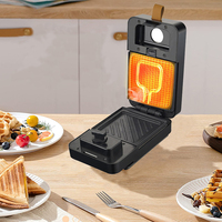 Assiettes amovibles, individuelles ou familiales, assiettes antiadhésives, faciles à nettoyer et à ranger, machine à sandwichs