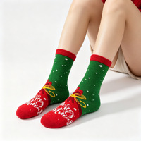 Chaussettes unisexes pour femmes, en coton respirant, pour Noël, cadeaux de famille en vrac, échange de chaussettes