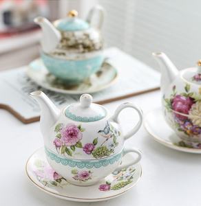 Juego de té con platillo y <span class=keywords><strong>taza</strong></span> de té, conjunto de té de la tarde - Product Image 4