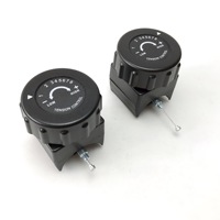 Bouton de réglage de résistance magnétique à 8 vitesses pour vélo d'exercice pliable, accessoires d'équipement de fitness en plastique à réglage fin