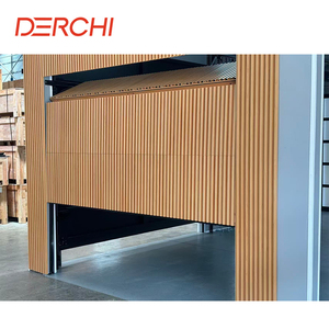 DERCHI USA panneau sandwich <span class=keywords><strong>en</strong></span> mousse d'aluminium moderne à l'aspect <span class=keywords><strong>bois</strong></span> sécurité calandre automatique <span class=keywords><strong>porte</strong></span> <span class=keywords><strong>de</strong></span> <span class=keywords><strong>Garage</strong></span> lattes <span class=keywords><strong>porte</strong></span> <span class=keywords><strong>de</strong></span> <span class=keywords><strong>Garage</strong></span> pour les maisons - Product Image 1