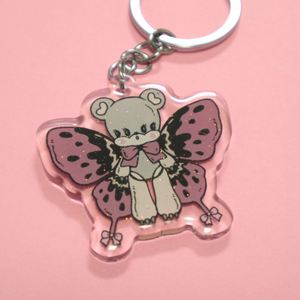 Custom Picture Promotional Epoxy Acrylic Heart Shape Keychain With Uv Printing logo - Product Image 5